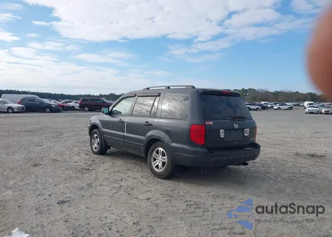 2004 Honda Pilot Ex-L from USA, damaged, VIN 2HKYF18604H572646